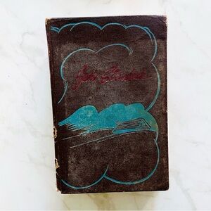 Vintage Book The Long Valley by John Steinbeck with Artistic Cover